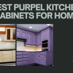 Purple kitchen cabinets