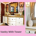 Bathroom vanity with tower